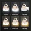 Solar LED Camping Lantern USB Rechargeable Waterproof lamp Portable Emergency Power Bank For Outdoor Tent Hunting Fishing Light