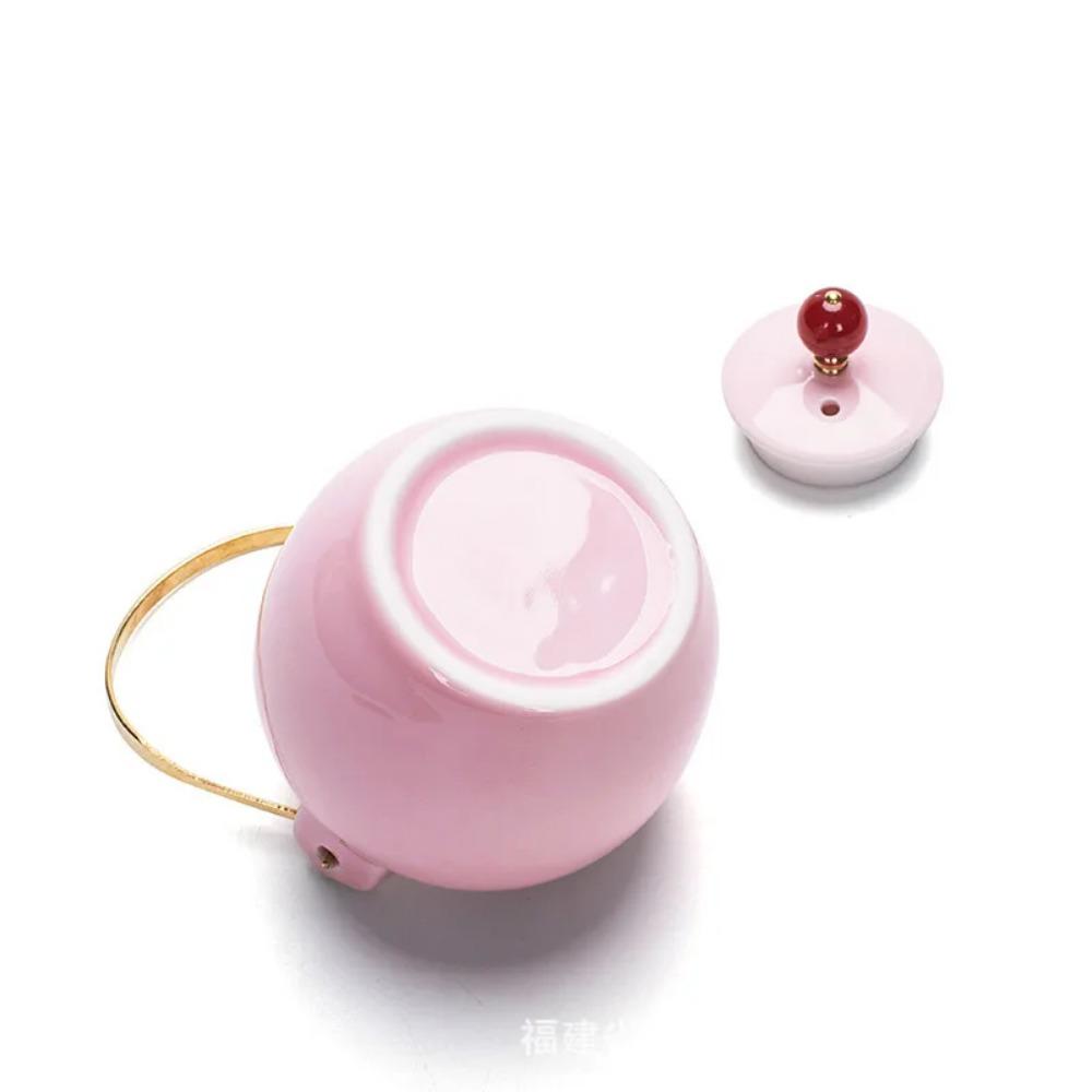 Celadon Griff Topf Porzellan Teekanne Haus Keramik Chinesisches Tee Set Einfarbige Hotel Restaurant Kessel ca. 310ML