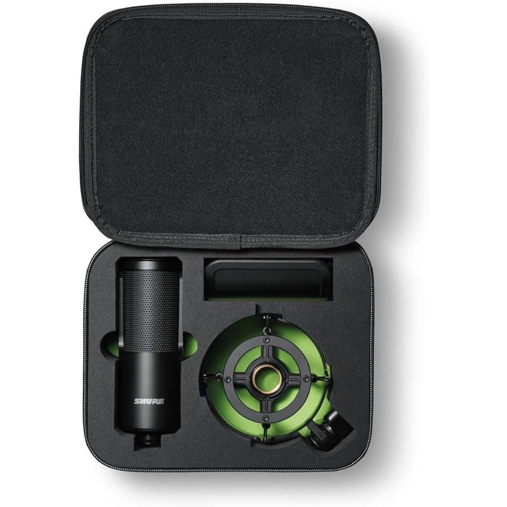 Shure SM4 Home Recording Microphone Kit Condenser XLR Cardioid Shock Mount Pop Filter RF Interference Block Vocals Instruments Streaming Gaming