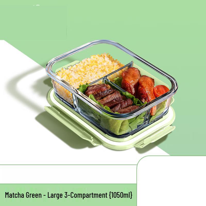 Microwaveable Glass Meal Prep Container