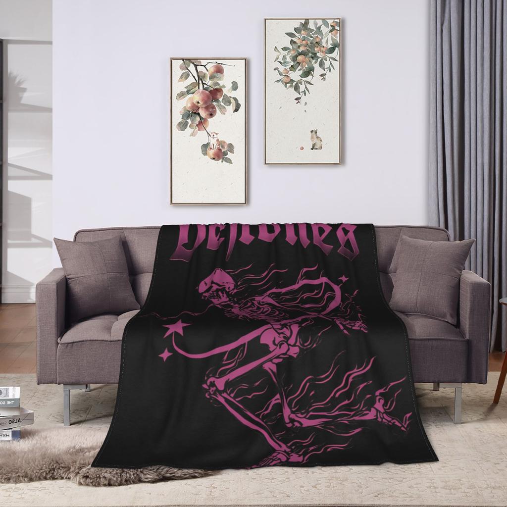 D-Deftoness Nu Metal Super Soft Blankets Kids Adult Plush Throw Blanket Fashion Home Decor Flannel Bedspread Sofa Bed Cover