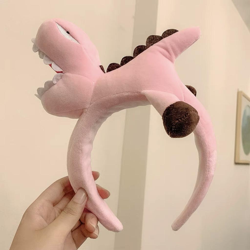 Anime Super Cute Crab Headband New Dinosaur Design Hairband Hair Clip Accessory for Women and Men Funny Cartoon Style