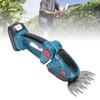 2 in 1 Cordless Hedge Trimmer Rechargeable Handheld Electric Grass Shear for Yard Garden Lawn