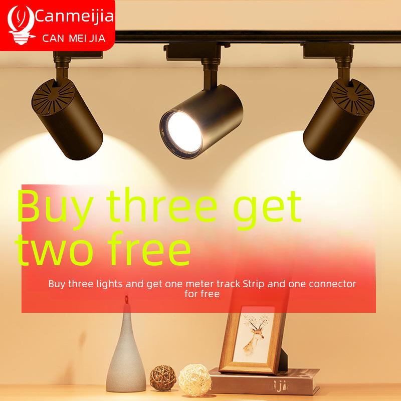 Commercial COB LED Track Lighting for Clothing Stores and Exhibitions