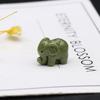 30Pcs/Bag Synthetic Coral Beads Elephant Shaped Perforated Loose Spacer Beads for Jewelry Making DIY Pendants Necklaces Keychains Accessories