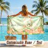 Custom Text Beach Towel, Soft Absorbent Swimming Multi-use TowelGenshin Impact