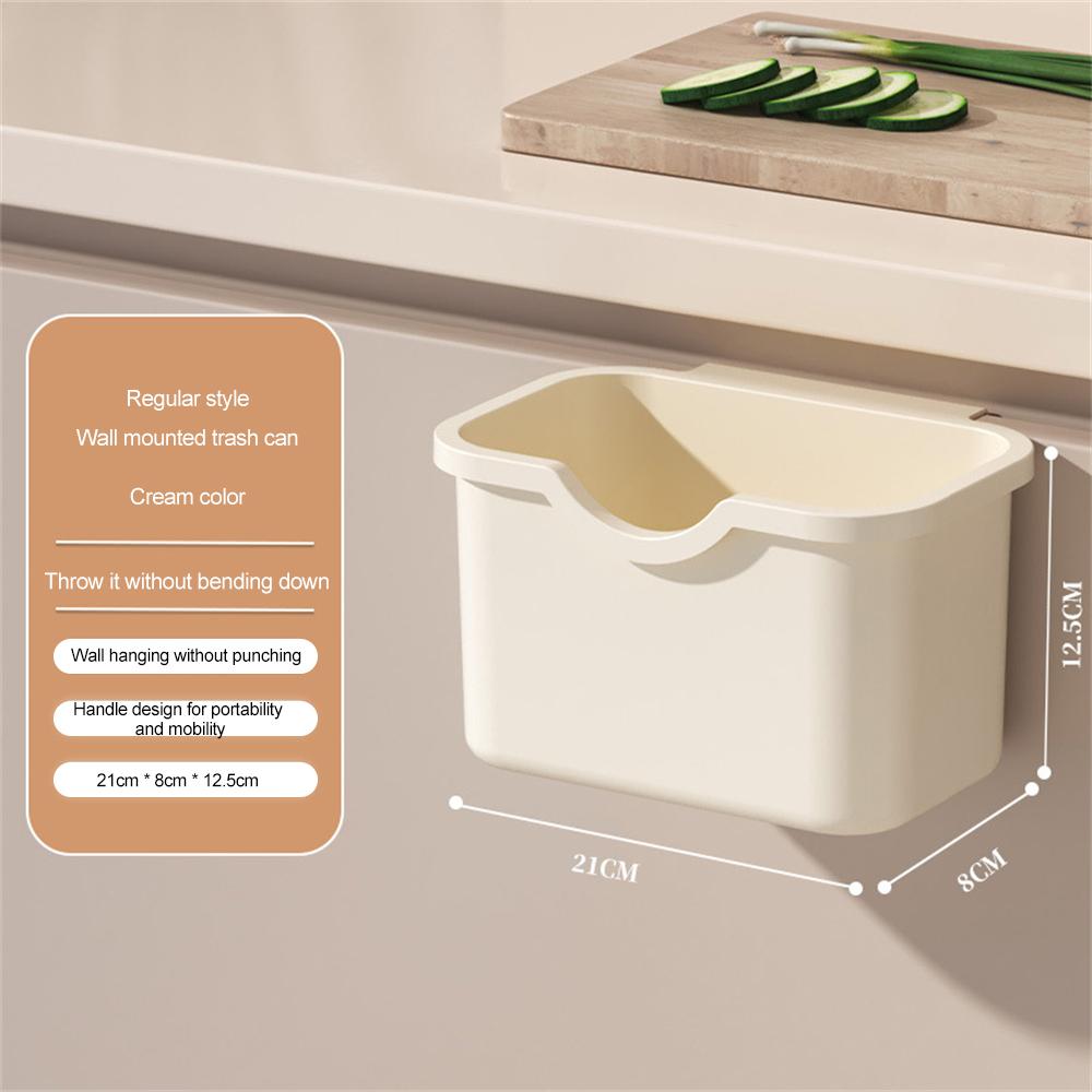 Стильный подвесной мусорный бак для домашних туалетов - большая вместимость квадратный дизайн удобная крышка-ракушка для мусора 6230₽