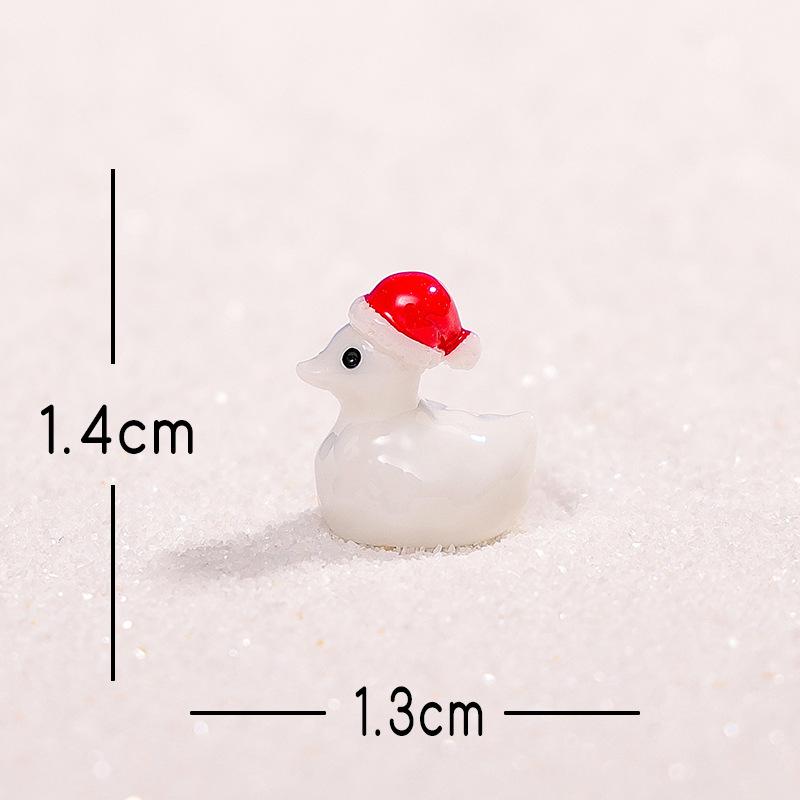 Christmas Simulation Cute Snowman Micro-landscape Car Decoration, Resin Craft Decorative Small Decoration Accessories