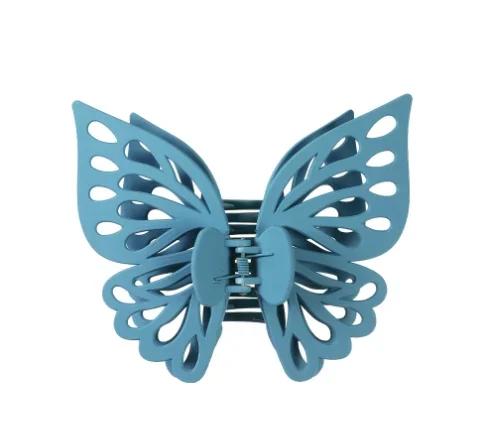 Hairpin Womens Summer Fashion Large Hollow Butterfly Clip Hairpin Cute Korean Fairy Headdress Girls Party Accessories