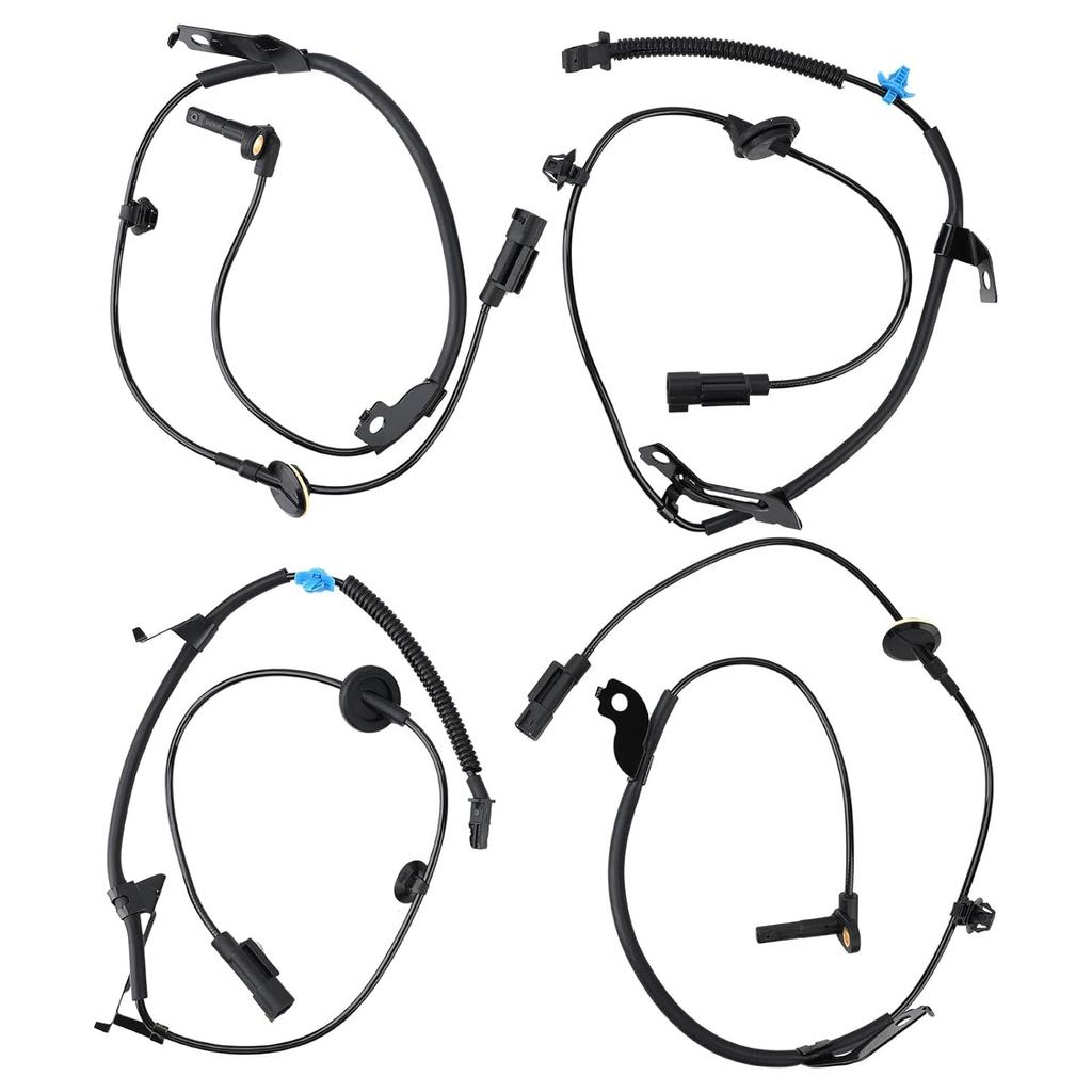 4 Pcs ABS Wheel Speed Sensors Compatible with Mitsubishi Lancer Outlander RVR 2011 2012 2013 2014 2015 2016 2017, Replacement for 4670A031, 4670A032,