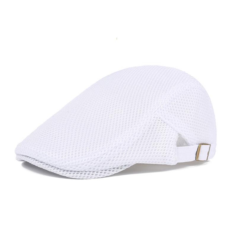Mesh Duckbill Hat for Men Women Beret for Spring Summer Breathable Forward Hat Wholesale Men's Mesh Duckbill Hat