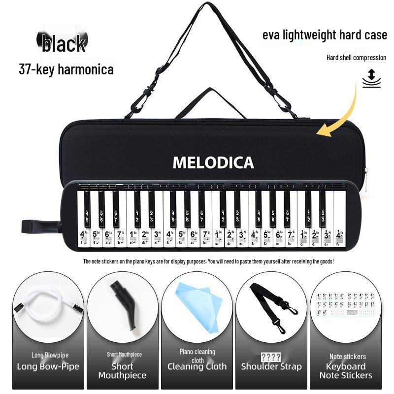 37-Key Melodica Soft Canvas Case for Children’s Classroom and Performance