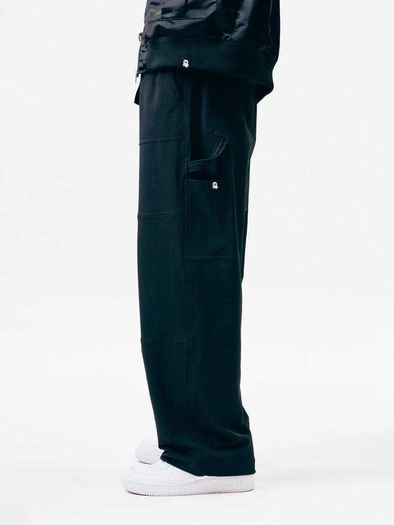 Jeimiweseuteu Nylon Carpenter Pants (Black)