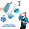 2-Pcs Microfibre Set Sports Towel Fitness Swimming Towel Body Bath Towel Canbeused For Yoga Running Camping Beach Washclothtowel