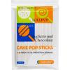 100 Count 6 INCH White Paper Lollipop Sticks,Cake Pop Sticks,Sucker Sticks for Cookies,Rainbow Candy,Chocolate,Cake Topper(Dia 4mm)
