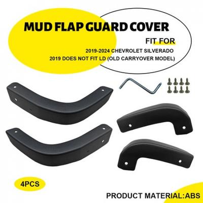 4PCS Mud Splash Guards Fender Flaps For Chevrolet Silverado   -2024