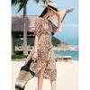 Jiu Zi Anna Kou Elegant Holiday Floral Print Dress