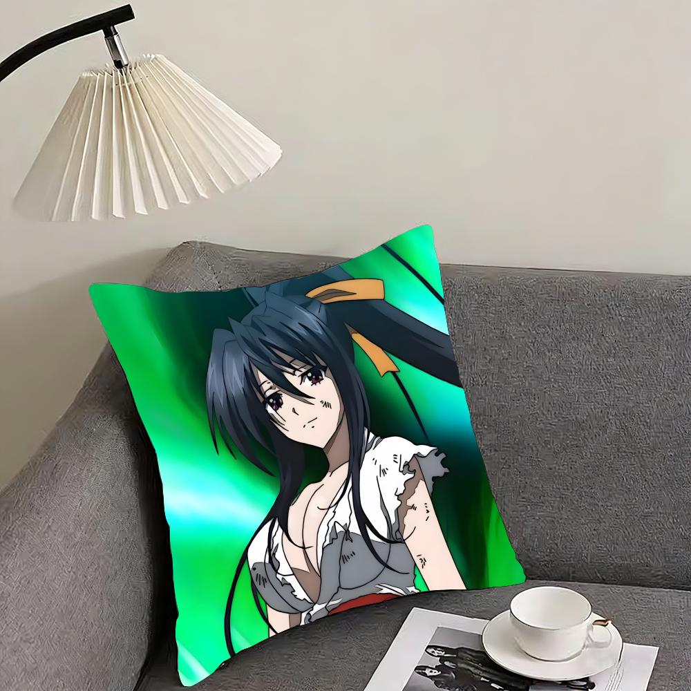 High School DxD anime Cushion Cover Reversible Plush Pillow Cover – For car, sofa, bedroom, perfect as a gift.