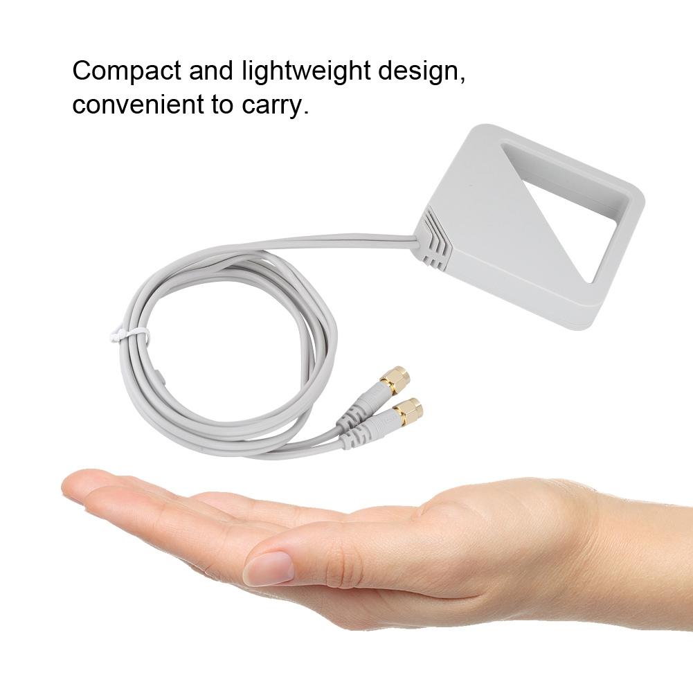 Dual SMA Wireless Card Antenna Extension Cable Cord Extender 1.2Meters