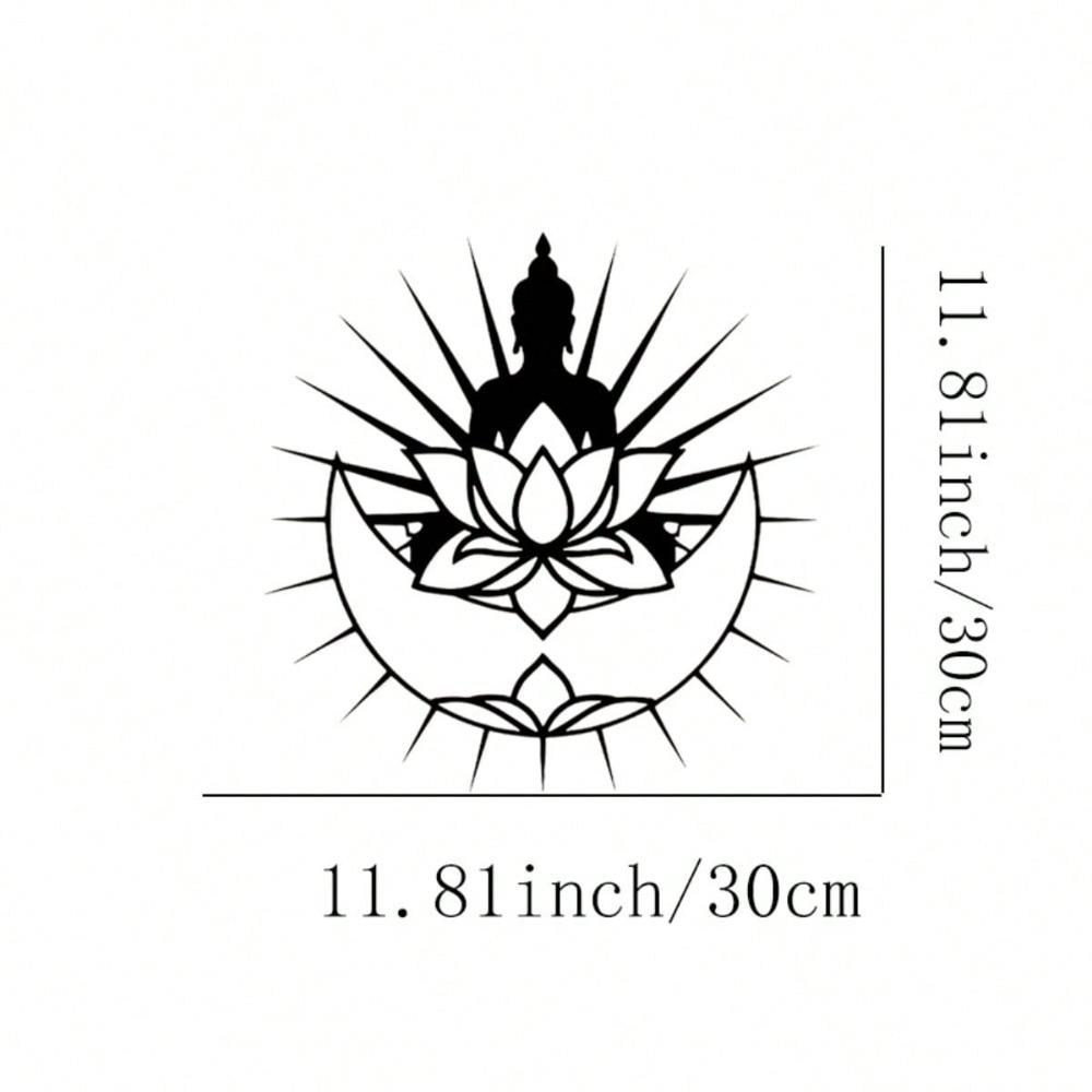 Metal Wall Art Lotus Sun Design Home Decor Gift for Housewarming Wedding