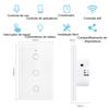 Tuya WiFi Touch Wall Smart Switch 1/2/3 Gang Light Switch Without Neutral Line Smart Life APP Control Support Alexa Google Home