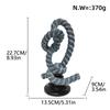 Modern Good Antique Creative Design Musical Notes Knot Decorations Living Room Home Tabletop Model Room Decoration Entrance Resin Crafts