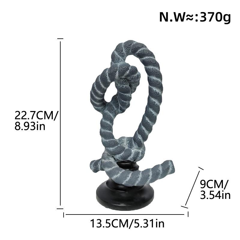 Modern Good Antique Creative Design Musical Notes Knot Decorations Living Room Home Tabletop Model Room Decoration Entrance Resin Crafts