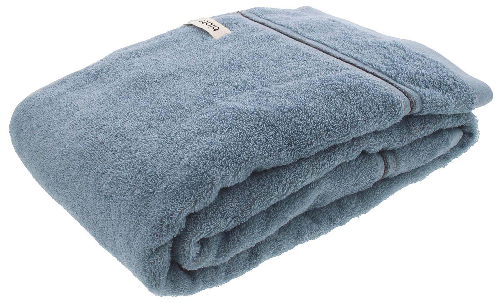 

Tanaka Sangyo Biotone Imabari Bath 60 x 120 Made in Fog Blue x Mint Towel, Approx. cm, Japan,