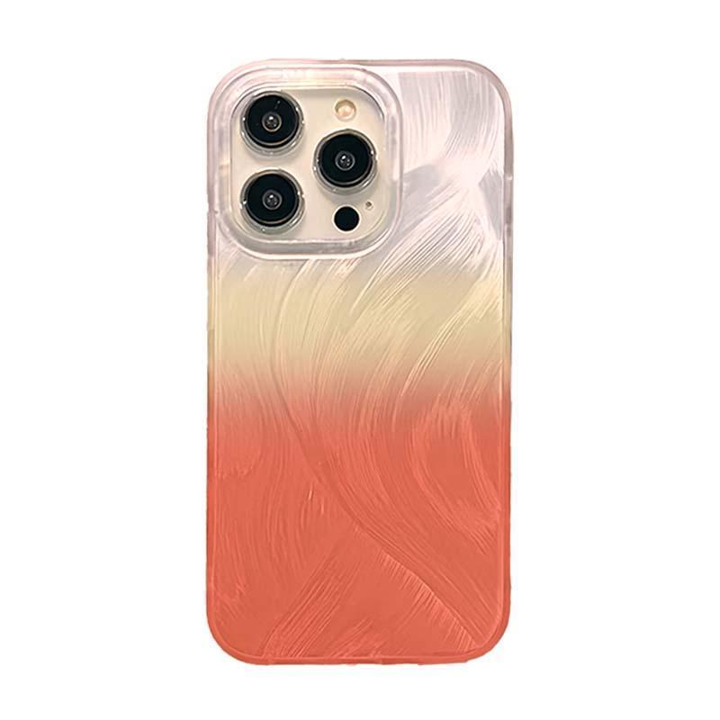 Fließender Glanz Farbverlauf Silber Weiche Hülle für iPhone 15 14 Pro Max 13 12 Pro 11 x XR Xs Candy Niedliche Transparente Hülle Auf iPhone