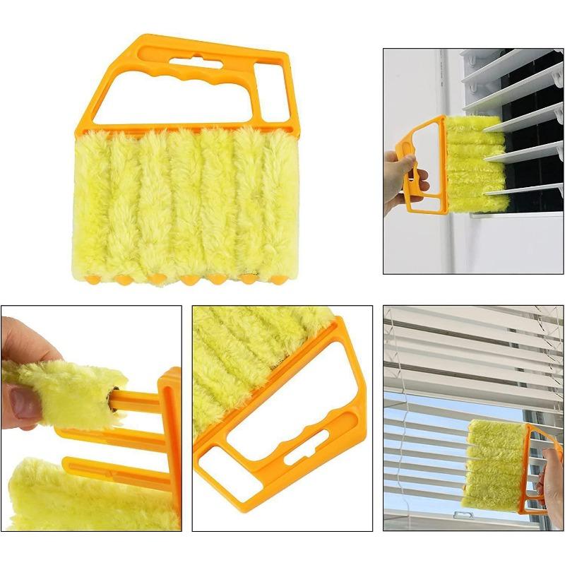 Window Cleaning Brush Air Conditioner Cleaning Duster Cleaner Wash Venetian Blind Blade Cleaning Cloth Kitchen Tool