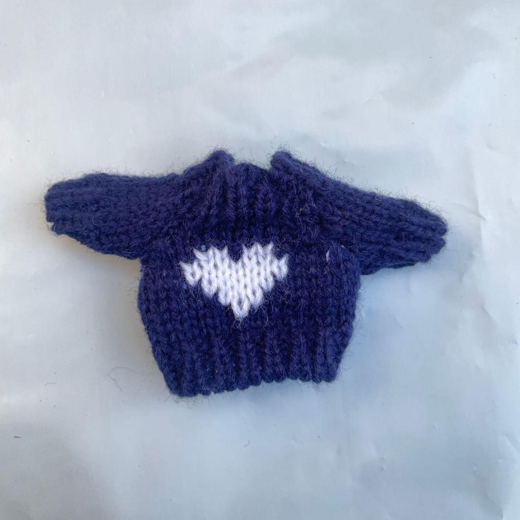 10cm Plush Doll Sweater Accessories for 13cm Palm Dog and Small Dolls