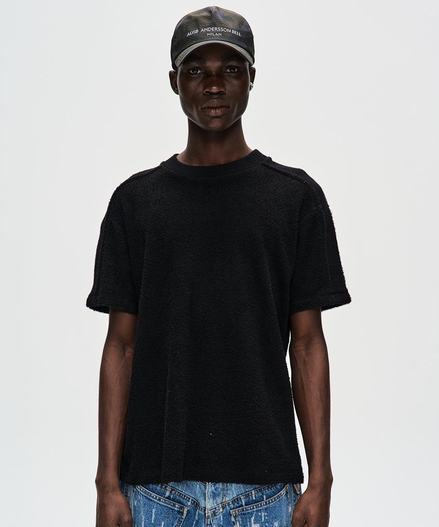 ADSB ANDERSSON BELL Terry Summer Crewneck Sweater Atb1078M(Black)