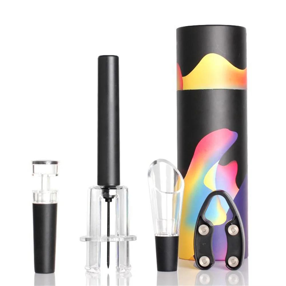 Wine Bottle Opener Air Pump Corkscrew Air Pressure Vacuum Red Wine Corkscrew Pin Type Corkscrew Tool Wine Cork Cap Opener Set