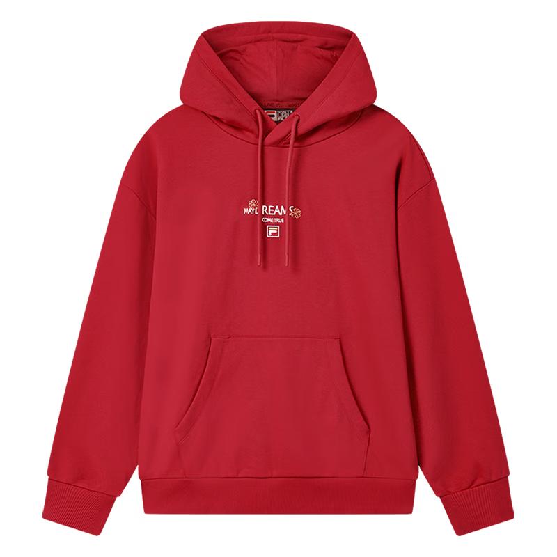FILA Unisex 2026 Spring Begonia Graphic Hoodie