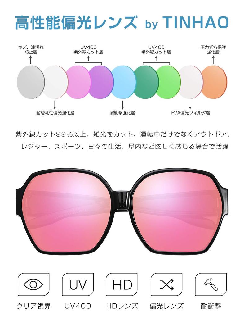 TINHAO Polarized Sunglasses for Men and Polarized UV400 Perfect for and Outdoor Activities Over-the-Eye Women, Lenses, Protection, TR90, Lightweight,