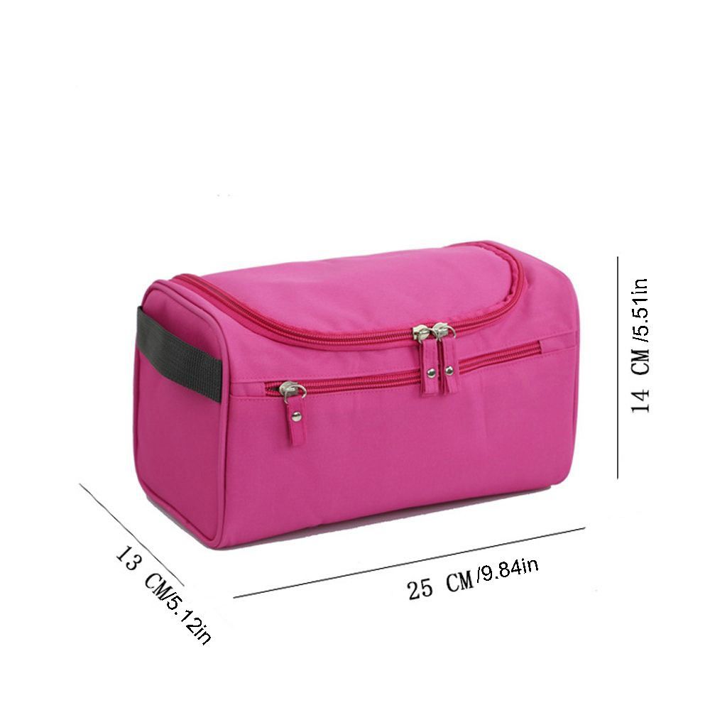 Nylon Travel Toiletry Bag Large Capacity Bath Organizer Bag Creative Portable Cosmetic Bag Women