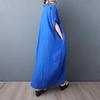 Short Sleeve Plus Size Cotton Vintage New In Dresses for Women Casual Loose Maxi Long Summer Dress