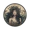 Celtic Tree of Life Chenille Large Round Area Rug Nature Mandala Design Ancient Spiritual Decor Bedroom Living Room Circle Rug