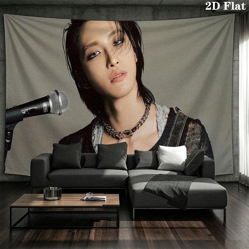 Seonghwa Art Wall Tapestry, Aesthetic Printed Fabric Blanket, Suitable for Bedroom, Living Room, and Home Decor.