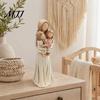 Bedroom Nightstand Ornament Mother And Daughter Hugging Ornament, Resin Hand-painted Statue, Entryway Decorative Figurine Tabletop Faceless