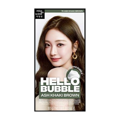 Hello Bubble Hair Dye, Ash Khaki Brown, 1 Piece