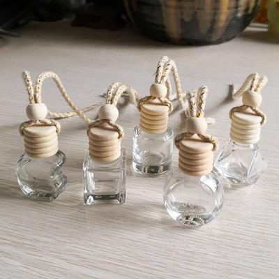 Glass Bottles Car Air Freshener Hanging Perfume Pendant Bottle Auto Essential Oils Perfume Bottle Diffuser Automobiles Ornaments