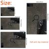 2D Colorful Headphone Area Rug Graffiti Style Music Themed Carpet Non Slip Floor Mat for Kids' Bedroom Vibrant Artistic Design