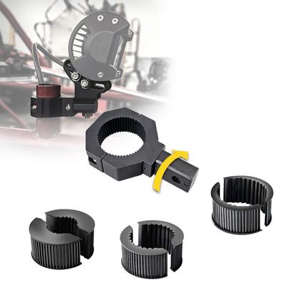 Motorcycle Stay, Fog Light Stay, Mounting Stay, Pipe Sandwich Type, 360 Degree Rotation, Adjustable,