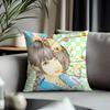 Viral SShintaro Kagoied Cushion Cover Antidustmite Pillowcase Invisible Zipper Silky Short Plush Sofa Cushion Cover
