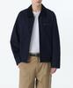 Denim Zip-Up Work Jacket [Deep Indigo]