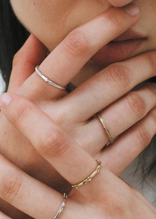 Clemence Jewelry Fleur Ring 03_Gold