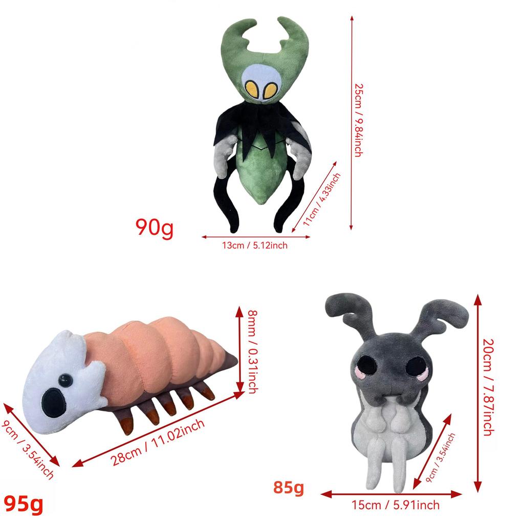 Hollow Knight Plush Toy With Soft Crystal Cotton For Collectors And Kids