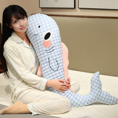 Almohada Corporal de Peluche de Ballena Yousheng a Cuadros Alivio del Estrés Sanador Almohada Larga para Abrazar para Durmientes de Lado y para Acurrucarse