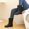 Fashion Rain Shoes Women's Medium Tube Women's Water Shoes Children's Adult Rain Boots Non-slip Half Tube Water Boots Women's Rubber Shoes